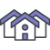 Icon depicting multiple houses