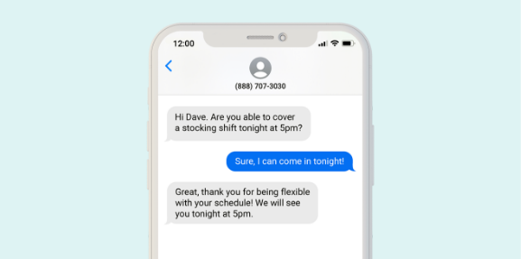 Sample phone conversation between an employer and employee