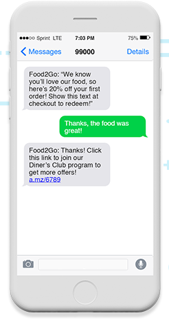 Customer feedback text message samples