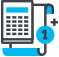 SMS for accounting and billing icon