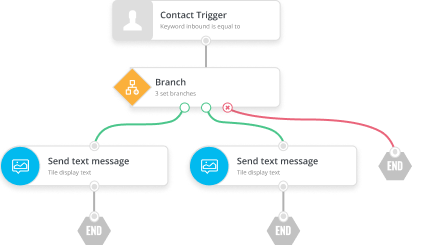 Use a single integrated system that synchronizes omni-channel campaigns across SMS, MMS, and email. See how powerful your automated texting can be when combined with other channels.