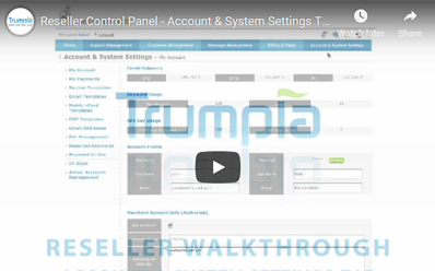 Thumbnail of resellers using their account in the UI